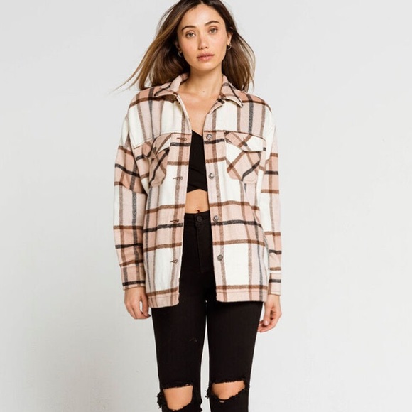 Plaid shacket - Picture 2 of 4